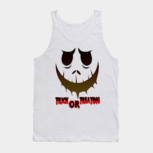 Trick or treating color with words Tank Top